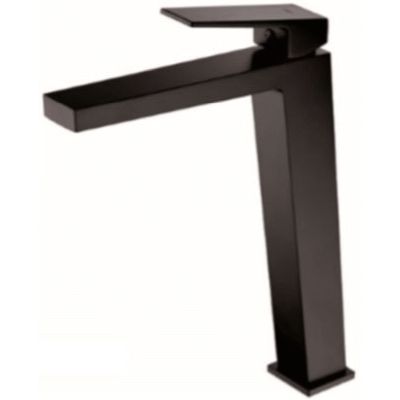 Monomando alto de lavabo ART negro mate IMEX BDAR025-3NG, 