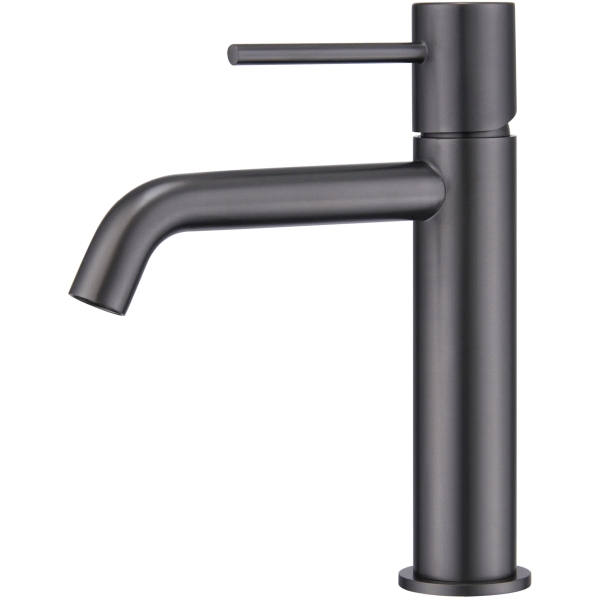 Monomando de lavabo MONZA color Black Gun Metal IMEX BDM039-1BGM, Recomendado PARA SOBRE ENCIMERA MINIMALISTA Lababos lavavos Lavabos labavo lavavo lababo basin washbasin Repisa MONOMANDOS GRIFOS Mezcladores Mezcladoras GRIFERIAS Grifer�as single lever handle faucet tap mixer