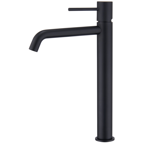 Monomando de lavabo CAO ALTO MONZA color Negro Mate IMEX BDM039-3NG, 