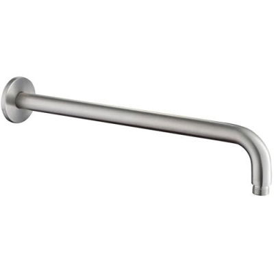 Tubo de pared redondo ACERO INOX CEPILLADO IMEX BPR001/AC, acero inoxidable brazo de ducha