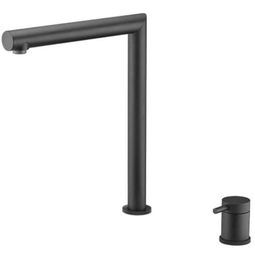 Monomando de fregadero plegable ITACA color negro mate IMEX GCE018/NG, 