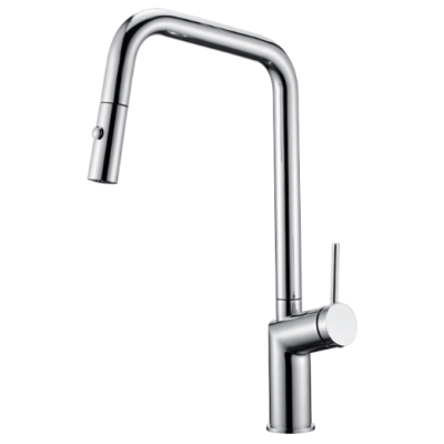Monomando de fregadero vertical con cao extraible BONN Cromado IMEX GCE024, 