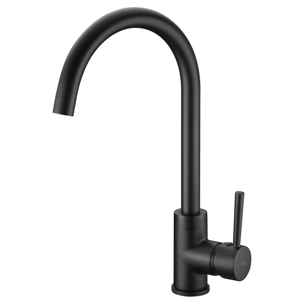 Monomando de fregadero vertical LYON Negro Mate IMEX GCR002/NG, MONOMANDOS GRIFOS Mezcladores Mezcladoras GRIFERIAS Grifer�as single lever handle faucet tap basin mixer