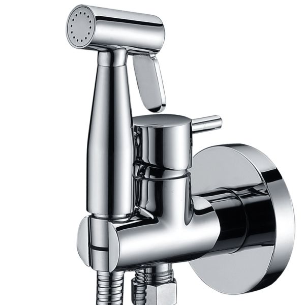 Monomando de bidet empotrar MUNICH agua fra y caliente con mango de ducha Cromo IMEX RDM001, Cromado Cromada Griferas Grifos Tres Palanca Volante Mando Series Para WATER BATER TAZA INODORO VATER videt bidet higiene intimas KIT DE DUCHA PARA HIGIENE NTIMA Y LIMPIEZA DEL WC Set W.C. Aseo Intimo las partes shower hose