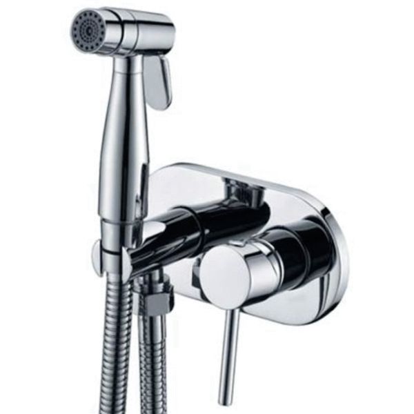 Monomando de bidet empotrar MAUI agua fra y caliente con mango de ducha y flexo IMEX RDM004, kit conjuntos grupos compuestos conglomerados pacs paks packs pakcs Sets shower hose for bidet handheld single lever  empotrado GRIFOS GRIFERIAS DE EMPOTRAR EMPOTRADA ENCASTRAR ENCASTRADO CON CROMO CROMADA alcachofas cabezales cabezas Sistema Set Mezcladores Mezcladoras conjunto shower set handheld monomando wall hung mounted 8410201132622