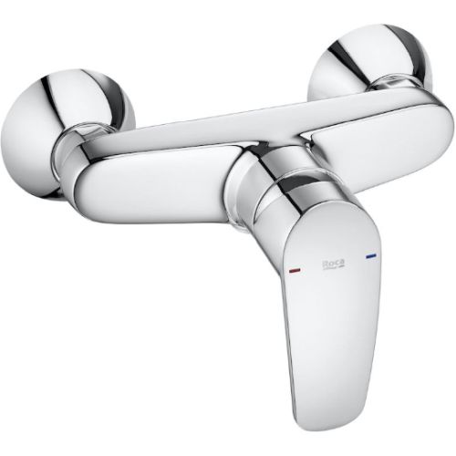 MONOMANDO DE DUCHA MONODIN-N ECOLOGICO CROMADO ROCA (SIN EQUIPO) A5A2198C00, series grifos grifer�as ecol�gicos Mezcladores Mezcladoras 8433290526776  A5A2198C00 soloducha