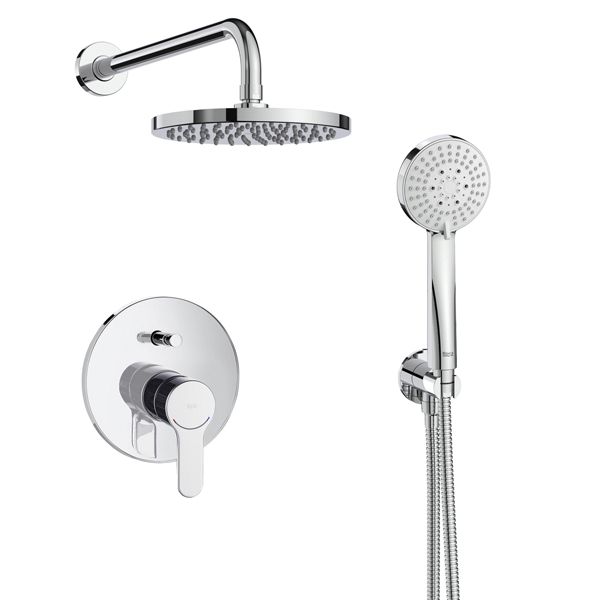 Kit de Ducha con Monomando Empotrado L20 Cromo ROCA A5D1809C00, PACK EMPOTRADA GRIFERIA L-20 CROMADA soloducha A5D1809C00