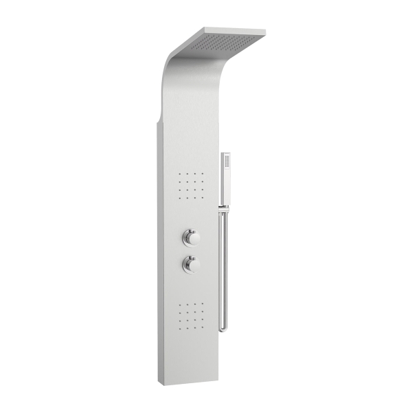 Columna hidromasaje termosttica de ducha ESSENTIAL 2.0 acero inox A5A9A8BC00 ROCA, 
