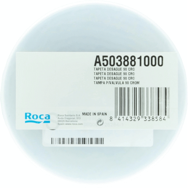 TAPETA EMBELLECEDOR DESAGUE 90 CROMADO ROCA A503881000, Cromado Cromada Vlvulas 503881000 Leroy Merlin leroymerlin bauhaus bauaus bricomart bricodepot leroi bahaus bajaus bricomart alibaba ikea amazon bricor aki bricorama lightinthebox light in the box ebay eachbuyer aliexpress tomtop el corte ingles Amazon BALBULAS