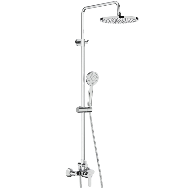 Columna de ducha L20 con monomando altura regulable Cromo ROCA A5A9709C00, 