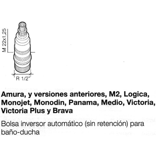 INVERSOR BAO/DUCHA AMURA/MONODIN NUEVO/PANAMA/MED ROCA, Roca Cambiador Distribuidor Desviador Repartidor 525080509 Leroy Merlin leroymerlin bauhaus bauaus bricomart bricodepot leroi bahaus bajaus bricomart alibaba ikea amazon bricor aki bricorama lightinthebox light in the box ebay eachbuyer aliexpress tomtop el corte ingles Amazon  Pomo Recambios Repuestos de para fontaneria fontaneros