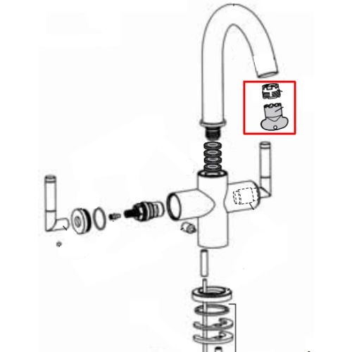 KIT AIREADOR + ROTULA PARA MONOMANDO DE BIDE LOFT ELITE REF. AG0072900R CROMADO ROCA, recambios repuestos AIREADORES atomizadores espumantes perlator filtros Difusores Rompechorros videt bidet Leroy Merlin leroymerlin bauhaus bauaus bricomart bricodepot leroi bahaus bajaus bricomart alibaba ikea amazon bricor aki bricorama lightinthebox light in the box ebay eachbuyer aliexpress tomtop el corte ingles Amazon  Mezcladores Mezcladoras Grifos Griferias Fontaneria