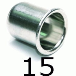 CASQUILLO PB PARA INTERIOR DE TUBO FC60 15, Polibutileno Terrain Tuberias