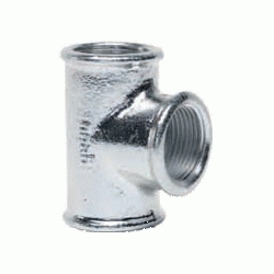 TE FIGURA 130 DE 3" GALVANIZADA, Hierro Galvanizado 90 DERIVACION IGUAL