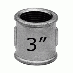 MANGUITO FIGURA 270 DE 3" GALVANIZADO, Hierro Galvanizado 90 Union Empalmes Enpalmes Empalmar Enpalmar