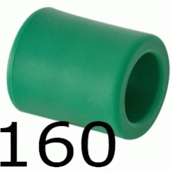 MANGUITO 160-160 MM, UNION ppr polipropileno copolimero para polifusionar TERMOFUSIONAR Empalmes Enpalmes Empalmar Enpalmar Figura 270 Fg