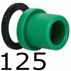CUELLO BRIDA con junta 125 MM, ppr polipropileno copolimero para polifusionar TERMOFUSIONAR