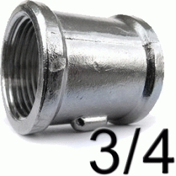 MANGUITO DE METAL ( LATON ) CROMADO FIGURA 270 DE 3/4" 3101109, Uniones, Engarce, Enchufe, Ensamble, Enganche, Empalme, Acoplamiento Conexin HEMBRA Enpalmes Empalmar Enpalmar 8435044211099
