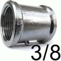 MANGUITO DE METAL ( LATON ) CROMADO FIGURA 270 DE 3/8" 3101119, Uniones, Engarce, Enchufe, Ensamble, Enganche, Empalme, Acoplamiento Conexin HEMBRA Enpalmes Empalmar Enpalmar 8435044211198