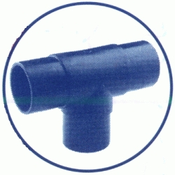 TE DE POLIETILENO INYECTADO DE 90 FERROPLAST, POLITILENO
