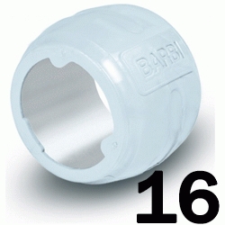 CASQUILLO RAYPER 16 BLANCO BARBI RPERALCAS16B, BLANSOL ANILLOS sistema expansion Para Tuberias de Pex Pert Polietileno Reticulado Tubo