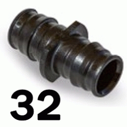 MANGUITO UNION 32 RAYPER PPSU BARBI RPERPLKMU32, Plastico Polisulfona BLANSOL sistema expansion Para Tuberias de Pex Pert Polietileno Reticulado Tubo Enlaces uniones engarces enchufes ensambles enganches empalmes acoplamientos