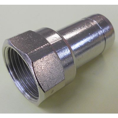 MANGUITO LATON ROSCA HEMBRA DE 15 - 1/2" REF. 15TAFF1512 ITALSAN, UNION MANGUITO METAL Empalmes Enpalmes Empalmar Enpalmar