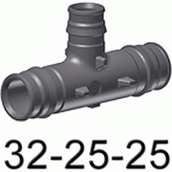 Uponor Q&E te reducida PPSU 32x25x25, Uponor Pex Polietileno Reticulado Wirsbo Wisbo QUICK & EASY DERIVACIONES DERIBACIONES TES POLITILENO Figura 130 Fg