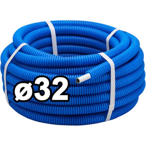 METROS DE TUBO MULTICAPA DE 32 mm CON AISLANTE DE 10mm AZUL (ROLLO DE 25 METROS) ISOLTUBEX, barrier pipe in coils MC32AIS10A caragol CORRUGADO TUBERIA Mts Mtr PRESFITTING PRESFITING PRESSFITING PRESFITTING PRESSFITTING PRESFFITING PRESFFITTING PRESSFFITTING MLCP ACCESORIOS Preaislada Pre-aislada aislamientos aislamentos Preforrada pre-forrada ailante blue