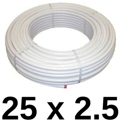 Metros de tubo multicapa para exterior NEGRO de 25 x 2,5 mm (en rollos de 50 metros) ISOLTUBEX, 