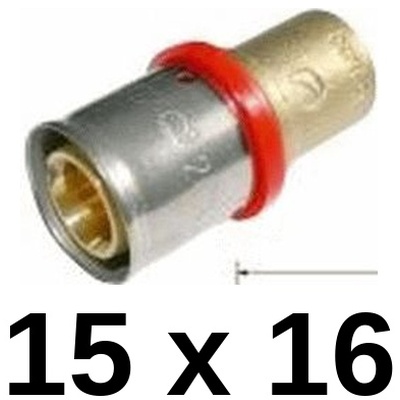 Adaptador de cobre a multicapa CU-15 MC16 ISOLTUBEX ADC15M16, 