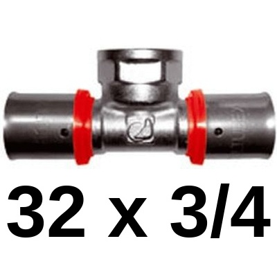 TE ROSCA HEMBRA PARA MULTICAPA 32 x 3/4 ISOLTUBEX, COMPRESION APRIETE PRESFITTING PRESFITING PRESSFITING PRESFITTING PRESSFITTING PRESFFITING PRESFFITTING PRESSFFITTING MLCP ACCESORIOS Figura 130 Fg 32x3/4