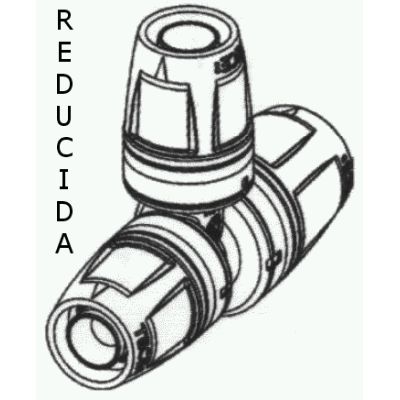 TE REDUCIDA MULTICAPA DE 25x16x16 TECE, DERIVACION REDUCIDA DERIBACION PRESFITTING PRESFITING PRESSFITING PRESFITTING PRESSFITTING PRESFFITING PRESFFITTING PRESSFFITTING MLCP