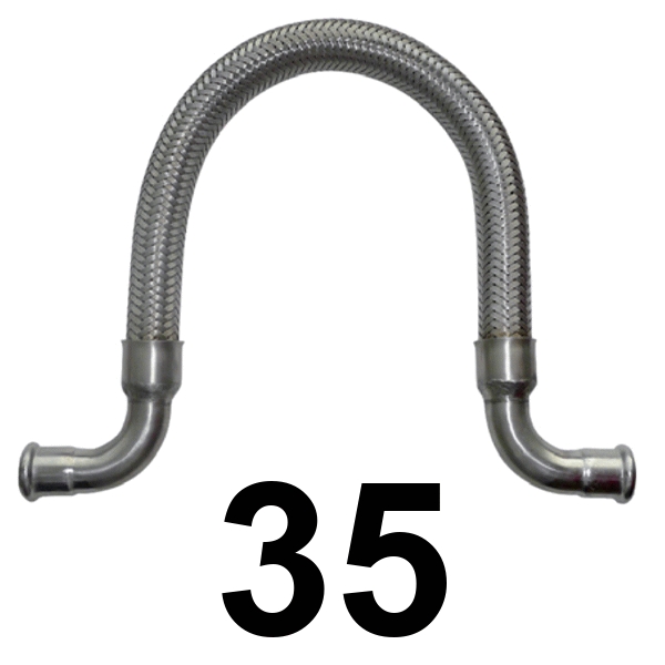 Flexible Pres Omega Inoxpres 35  INOX A316L, 