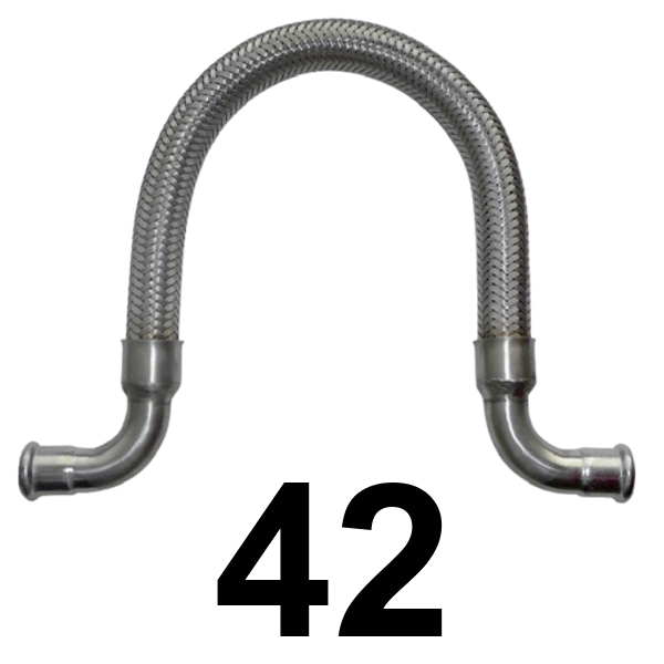 Flexible Pres Omega Inoxpres 42  INOX A316L, 