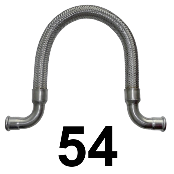 Flexible Pres Omega Inoxpres 54  INOX A316L, 
