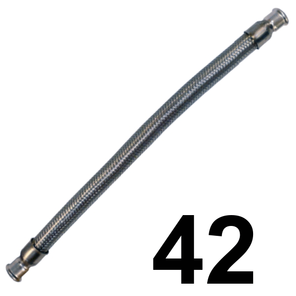 Flexible Pres Recto Inoxpres 42  INOX A316L, 