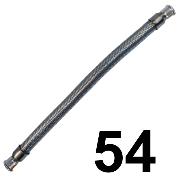Flexible Pres Recto Inoxpres 54  INOX A316L, 