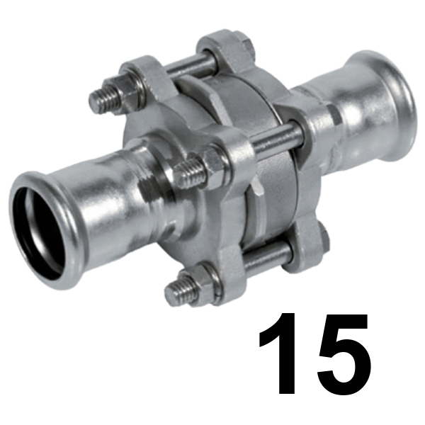 Vlvula retencin Inoxpres 15 PRES A-316  INOX A316L, 