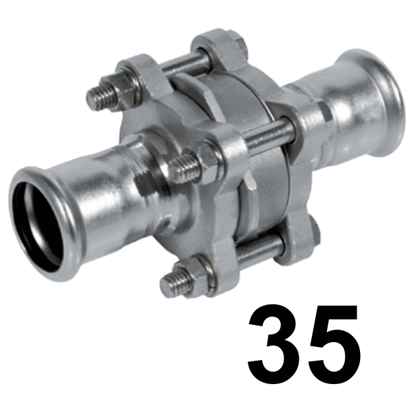 Vlvula retencin Inoxpres 35 PRES A-316  INOX A316L, 