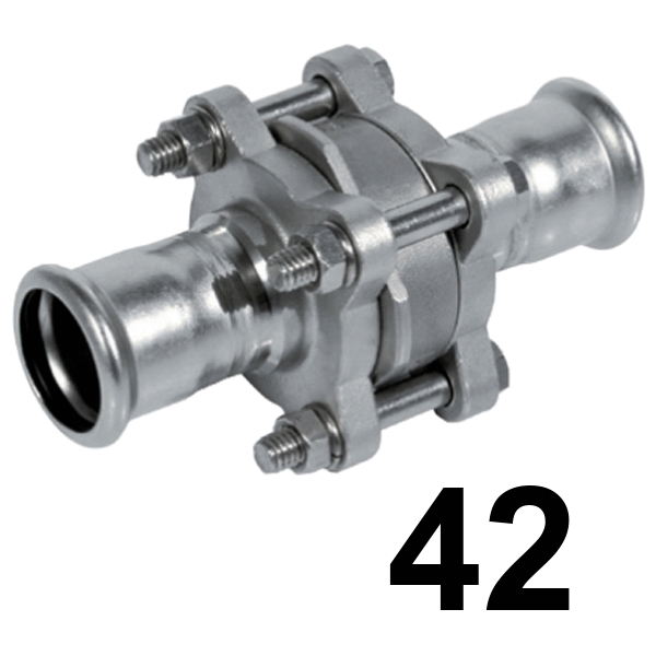 Vlvula retencin Inoxpres 42 PRES A-316  INOX A316L, 