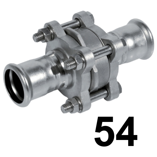 Vlvula retencin Inoxpres 54 PRES A-316  INOX A316L, 