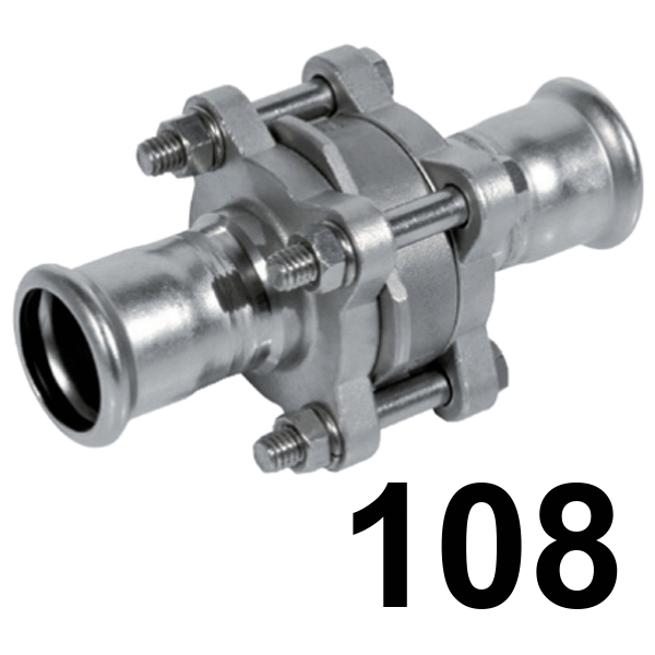 Vlvula retencin Inoxpres 108 PRES A-316  INOX A316L, 