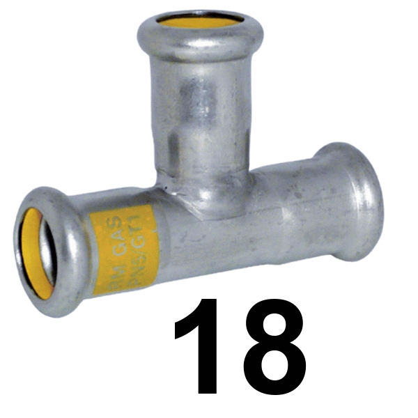 Te igual pres-gas HHH 18 INOXPRES 23T018, 