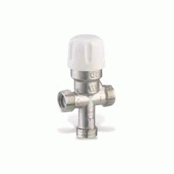 VALVULA MEZCLADORA TERMOSTATICA RLT M2 PARA INSTALACIONES DOMESTICAS DE 3/4" WATTS, GRC REGULADOR LIMITADOR DE TEMPERATURA CODIGO 1297009M2 BALBULAS wats