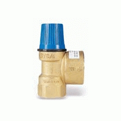 VALVULA DE SEGURIDAD PARA CALEFACCION Y ACS HEMBRA DE 1/2" HEMBRA DE 3/4" DE 7 BAR  REF. SVW70 WATTS, A.C.S. AGUA CALIENTE SANITARIA GRC DE 7 KILOS ATMOSFERAS PRESION CODIGO 0216107 BALBULAS wats Seguridat Para Calderas ATMF