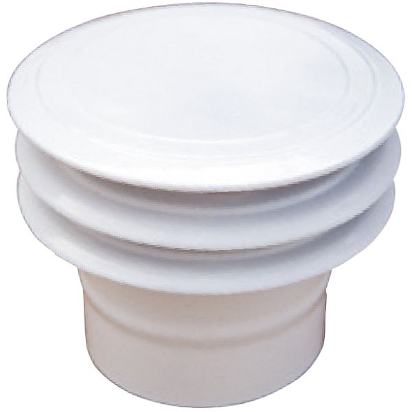 DEFLECTOR DE 3 DISCOS DE CHAPA BLANCO DE 120 mm PARA TUBO DE ALUMINIO FLEXIBLE REF 4103120 HYDRAFIX, CAPERUZA SOMBRERETE DE 12 CM BL BLC BLANCA HIDRAFIX IDRAFIX YDRAFIX Tuberias Cortavientos