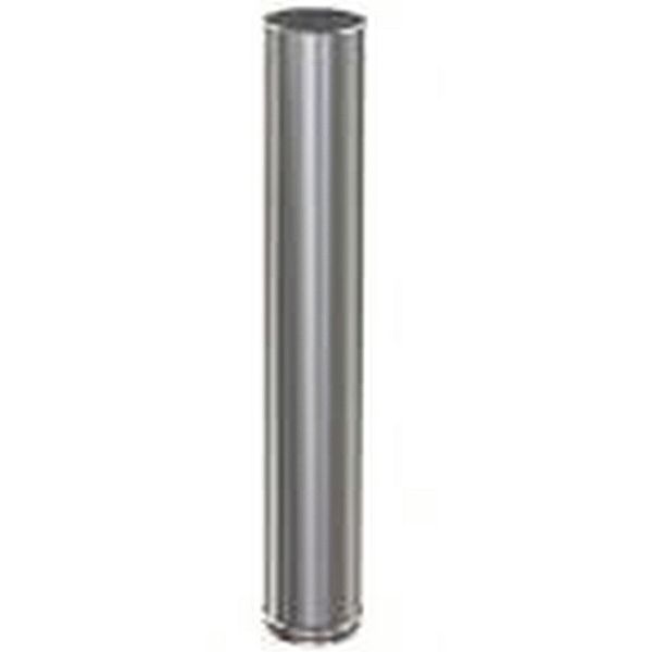 TRAMO RECTO DE 120 x 1000 mm ACERO INOXIDABLE PARED SIMPLE PRACTIC, TUBO EXTRACCIN DE HUMOS PARA Tuberias