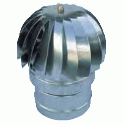 DEFLECTOR EOLICO REDONDO GALVANIZADO MODELO BRISA GIRATORIO DE 250 HYDRAFIX, CAPERUZA SOMBRERETE GIRATORIA GALVA EVACUACION DE HUMOS HIDRAFIX IDRAFIX YDRAFIX Cortavientos