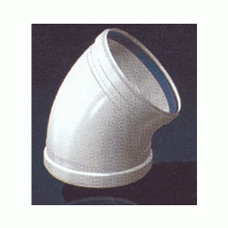 CODO ALUPRACTIC LACADO EN BLANCO DE 110 45 REF 070116 PRACTIC, CURVA ALUMINIO BL BLC BLANCA chimenea salida de humos calentador gas Recomendado ecnmc CURBA